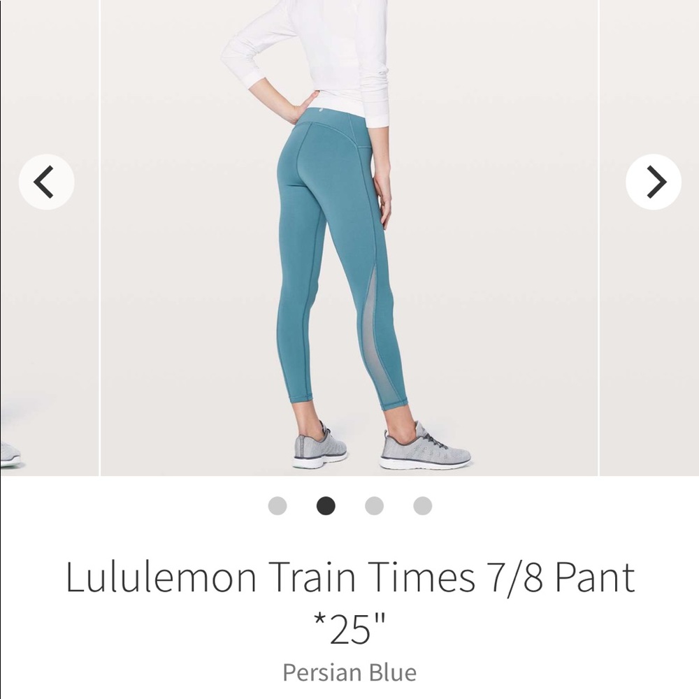 Lululemon Train Times 7/8 pant 25”